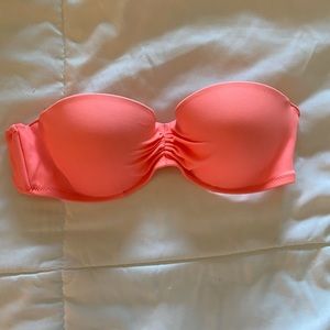 Salmon orange swim top